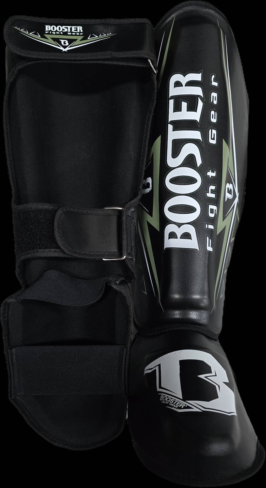 Booster Shin Guards WAR SERIES Black Grey