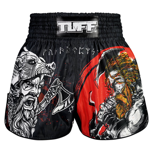 Tuff Muay Thai Shorts TUF-RMS121-BLK
