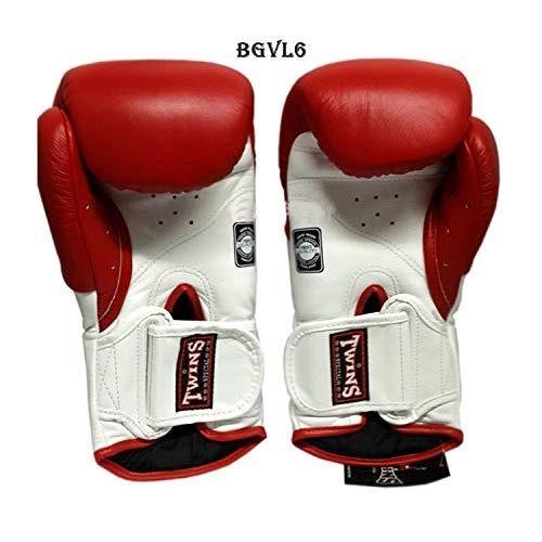 Twins Special BOXING GLOVES BGVL6 WHITE/RED shop online at  SUPER EXPORT SHOP.
